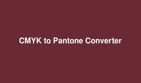 CMYK to Pantone Converter