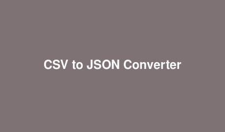 csv to json converter csv to json converter
