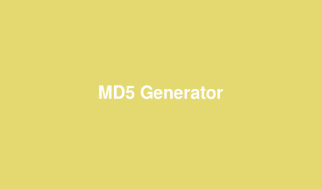 MD5 Generator