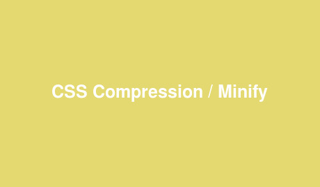 CSS Compression / Minify