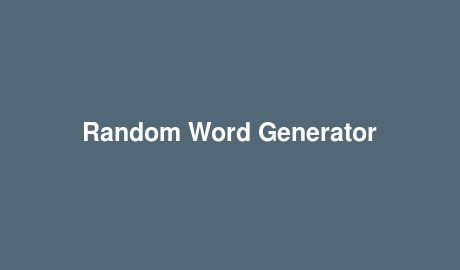 Random Word Generator